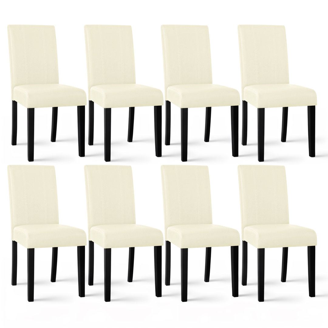 Modern Faux Leather Waterproof Upholstered Dining Chair